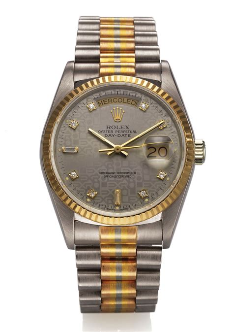 rolex oyster perpetual day date made in hong kong|rolex day date chart.